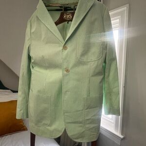 Polo by Ralph Lauren Mint Striped Jacket